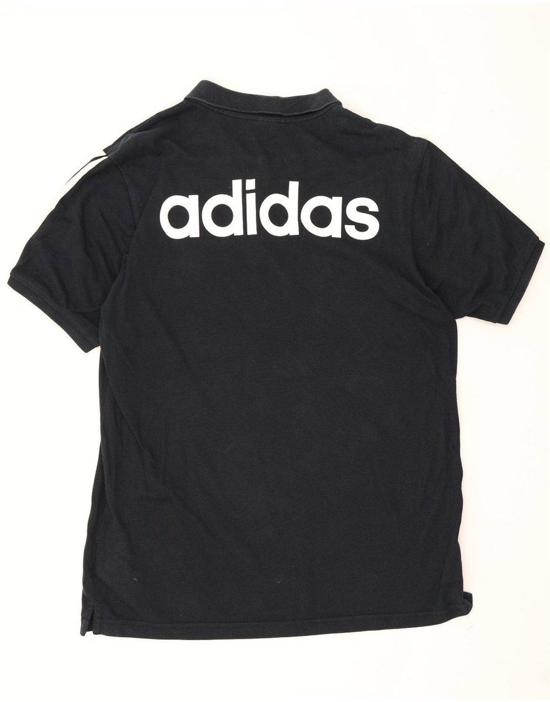 Adidas Mens Climalite Graphic Polo Shirt Grande Algodão Preto