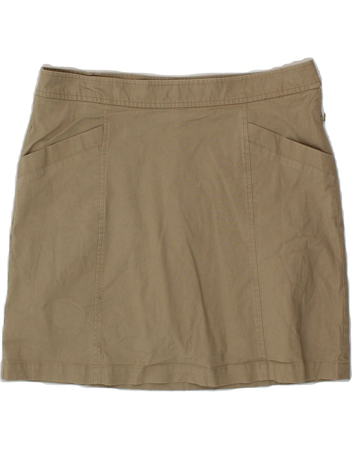 DOCKERS Womens Mini Skirt US 8 Medium W30 Beige Cotton Vintage Dockers and Second-Hand Dockers from Messina Hembry 