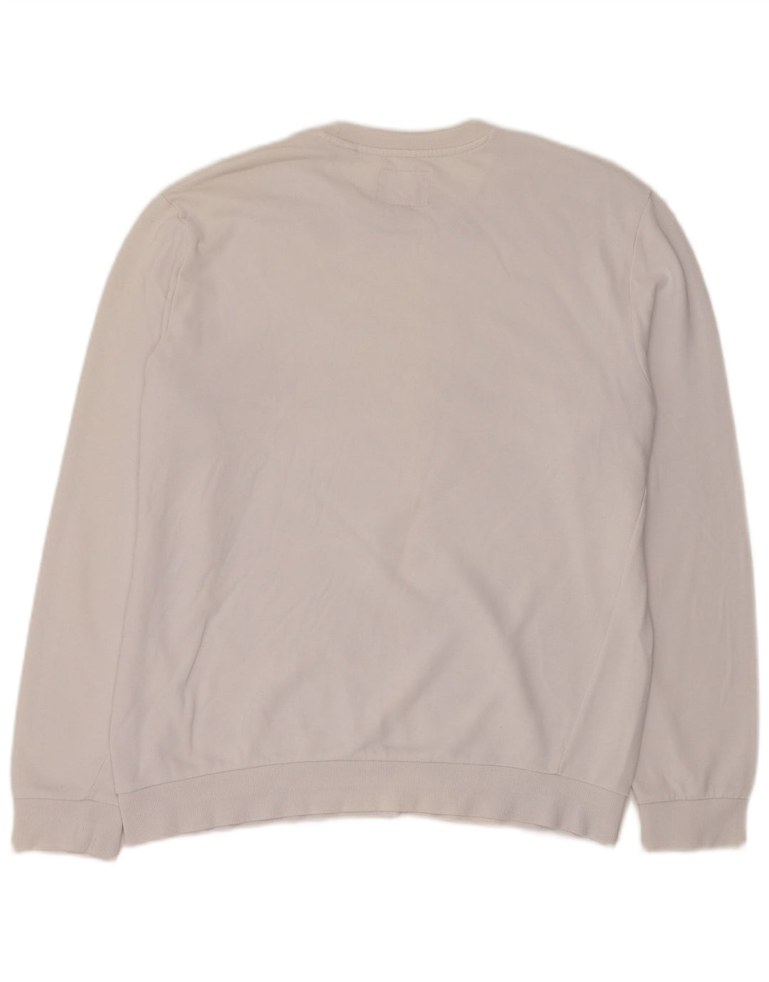 Guess Mens Graphic Moletom Jumper XL Off White Algodão