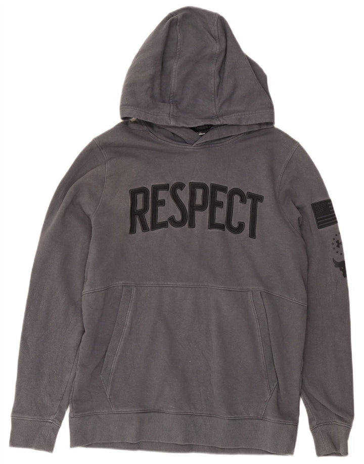 Under Armour Mens Graphic Hoodie Jumper Médio Algodão Cinza