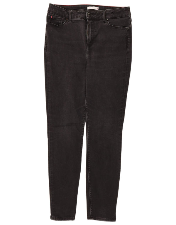 Jeans feminino Tommy Hilfiger Harlem Ultra Skinny W32 L30 algodão preto