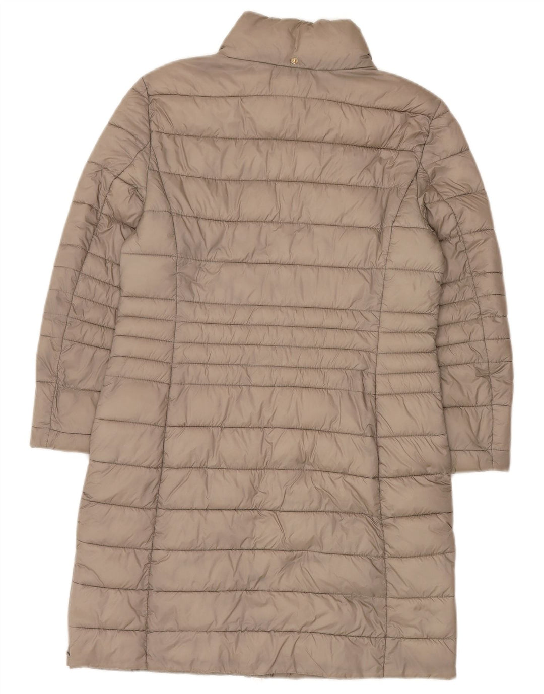 Casaco acolchoado feminino ESPRIT UK 10 pequeno poliamida bege
