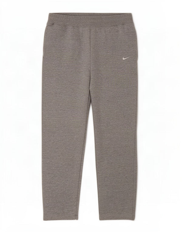 Calça de treino Nike para meninas 12-13 anos grande algodão manchado cinza