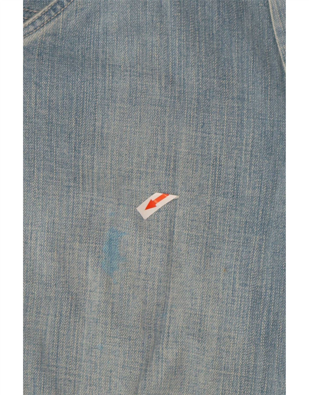 Lee Macacão Masculino Jeans Pequeno W32 L30 Azul Algodão