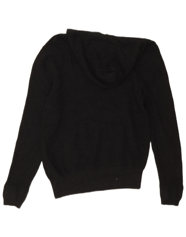 Suéter masculino com capuz All Saints, lã merino preta média