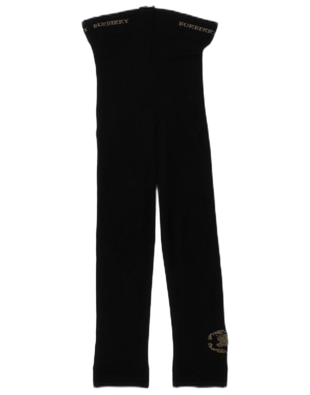 Leggings gráficas para meninas Burberry 7-8 anos pretas