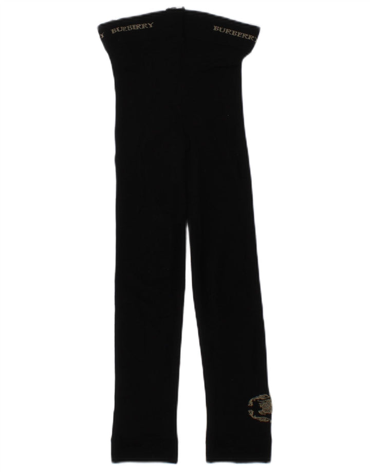 Leggings gráficas para meninas Burberry 7-8 anos pretas