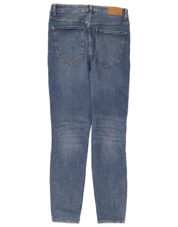 Calça jeans skinny feminina Zara EU 44 XL W34 L26 azul algodão