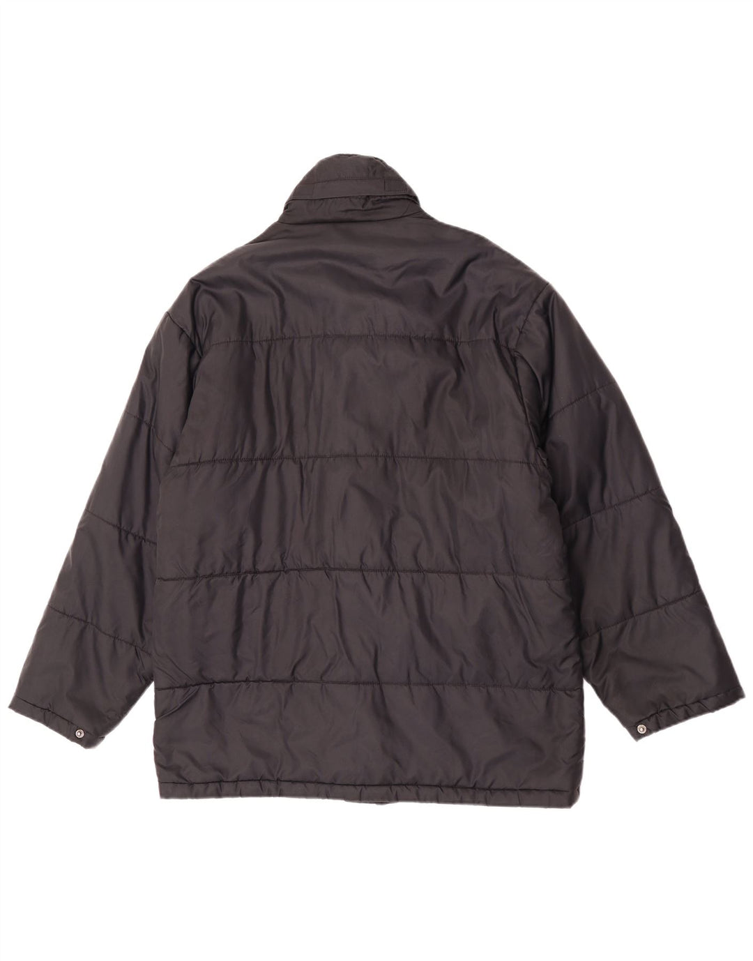 Jaqueta acolchoada masculina Egon Von Furstenberg UK 40 grande preta