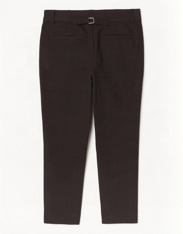 Zara Calça feminina cortada com pegged médio W28 L26 cinza xadrez