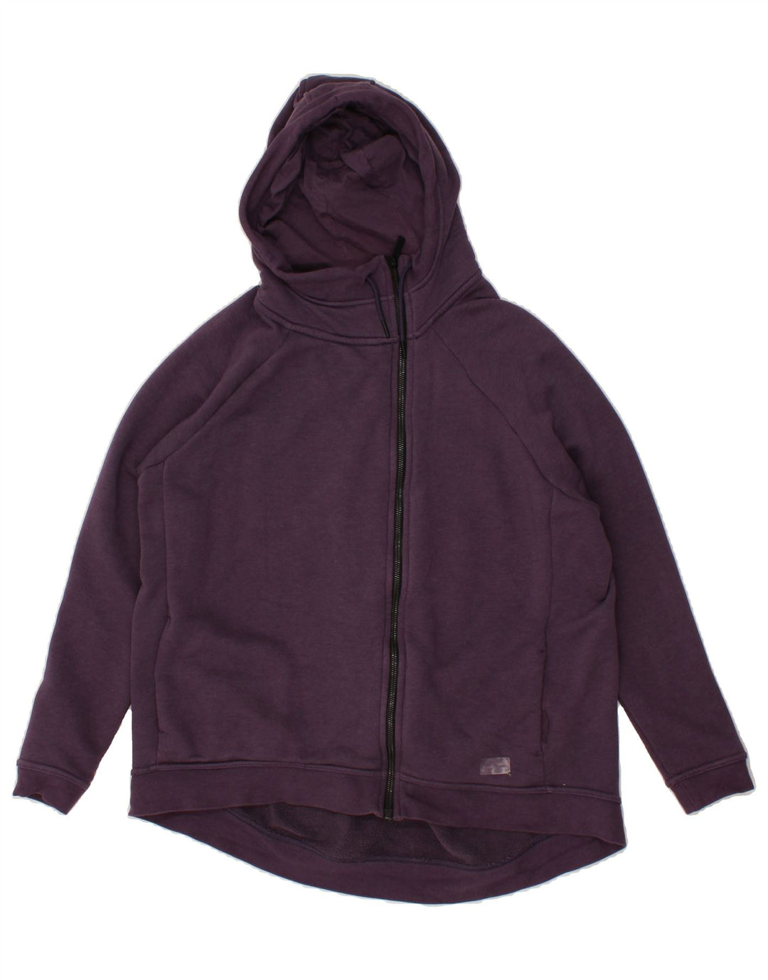 NIKE Womens Zip Hoodie Sweater UK 14 Medium Purple Cotton Vintage Nike and Second-Hand Nike from Messina Hembry 