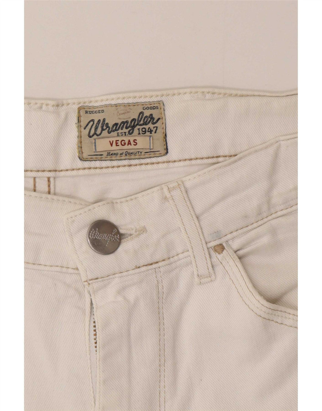 Wrangler Feminino Vegas Slim Jeans W30 L32 Branco