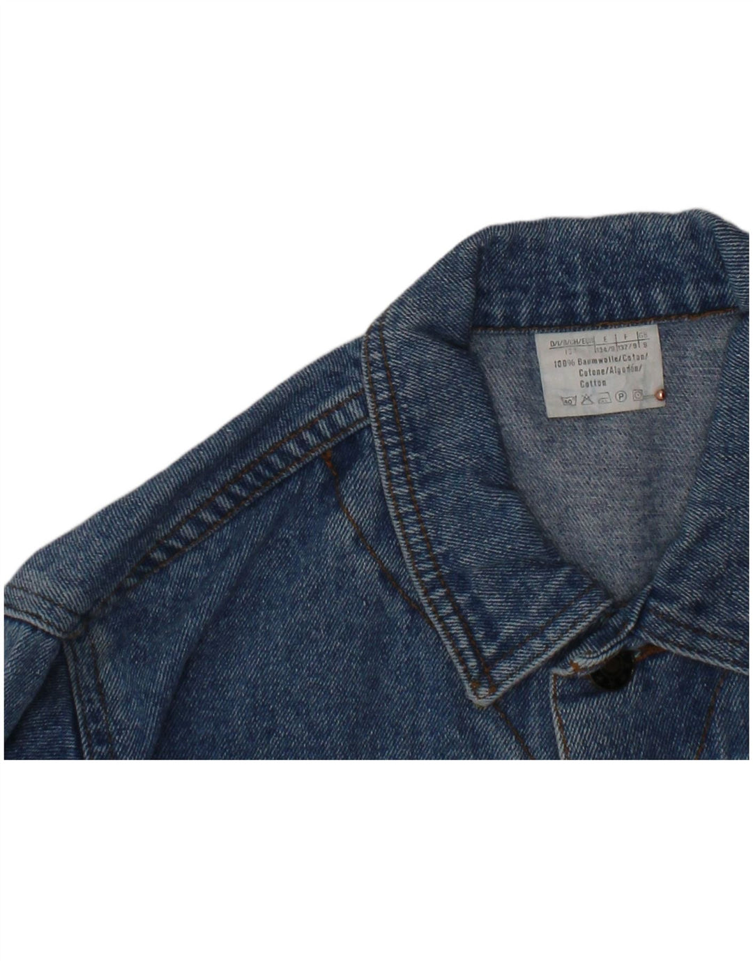 EXPLORER Jaqueta jeans masculina 8-9 anos algodão azul