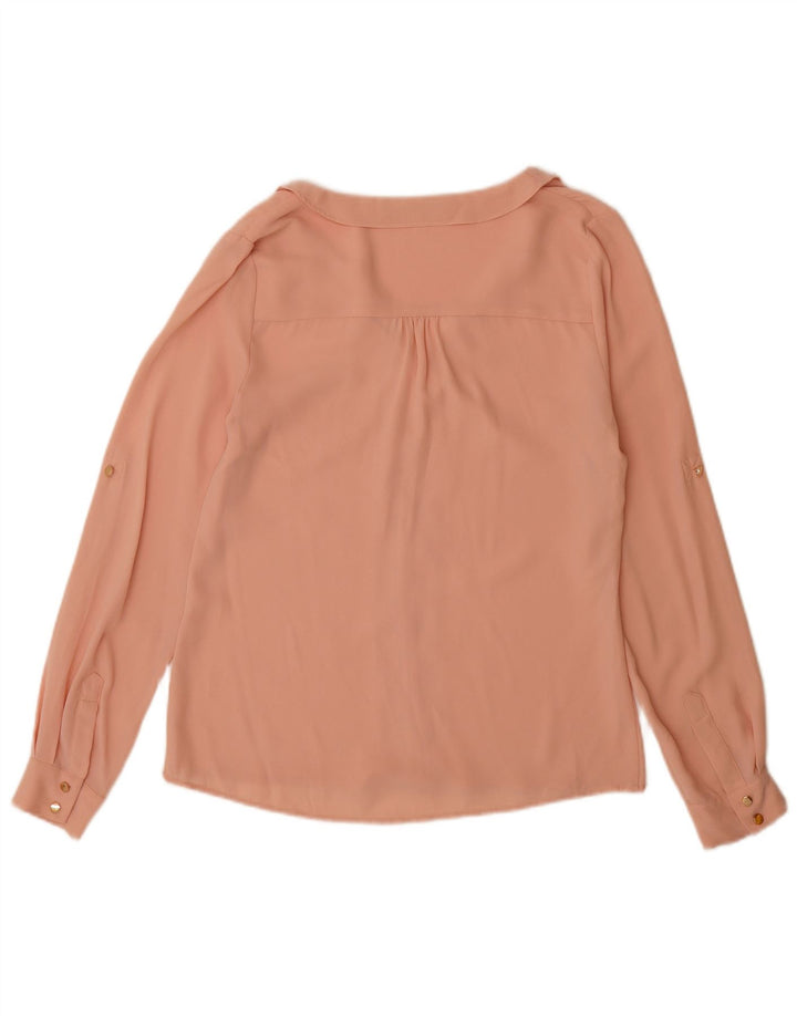 Blusa feminina de manga comprida Oasis UK 8 Smal rosa