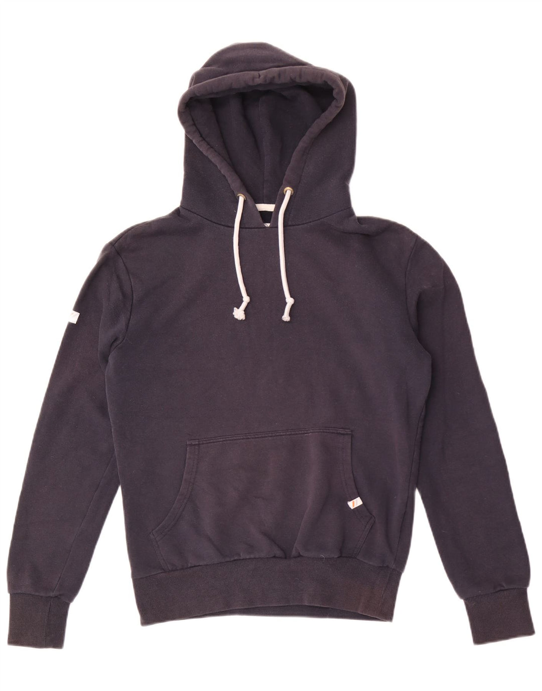 Suéter com capuz masculino Superdry pequeno algodão azul marinho