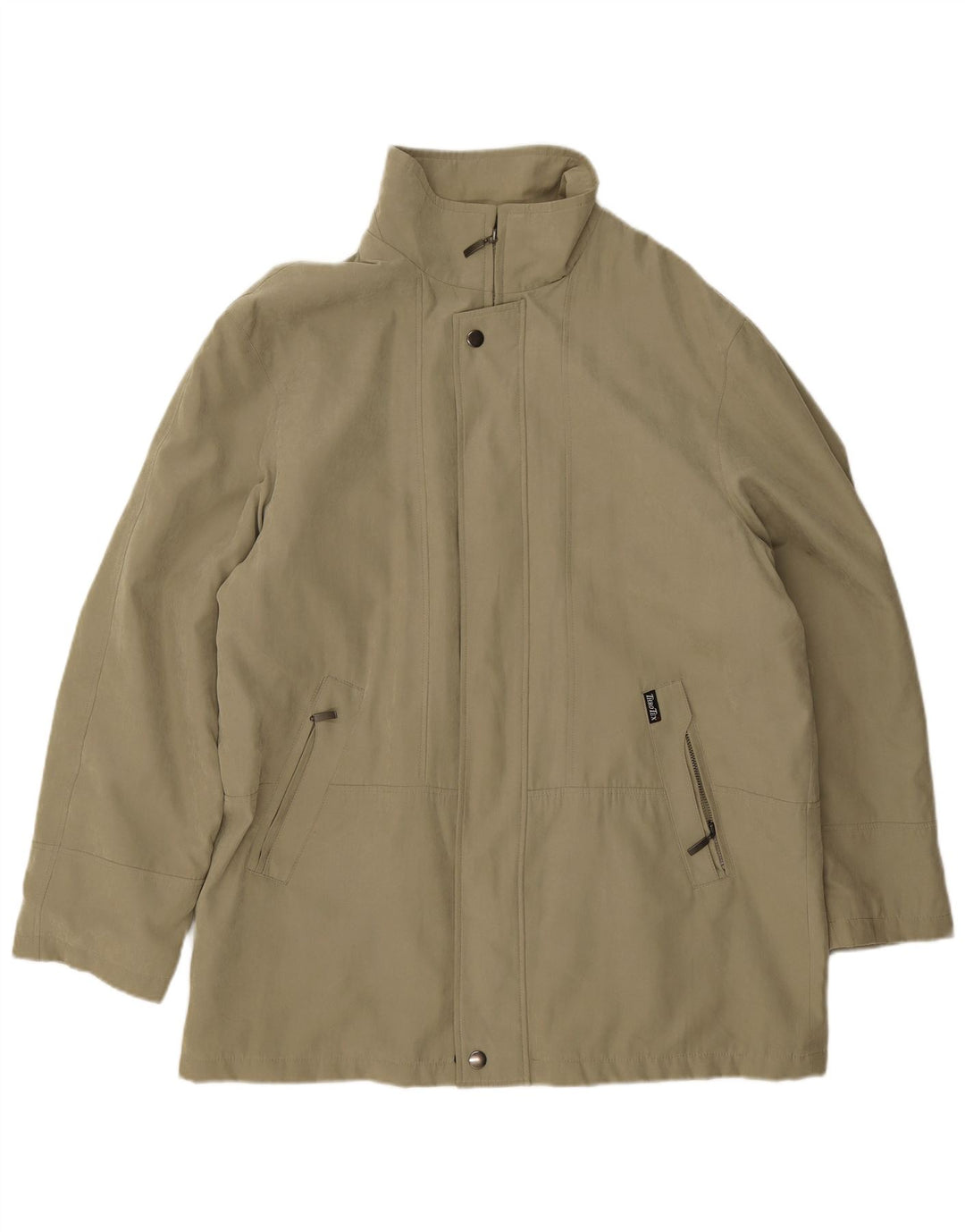 Jaqueta corta-vento masculina Prestige UK 44 2XL poliéster cáqui