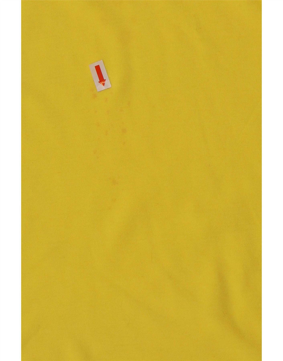 Burton Camiseta masculina gráfica top pequeno algodão amarelo