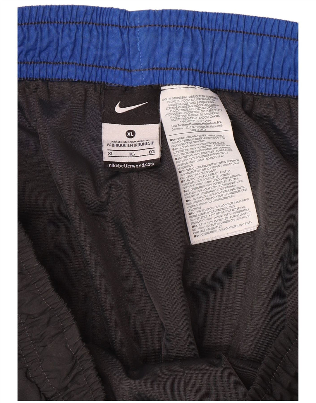 Calça de treino masculina NIKE Graphic Joggers XL cinza colorblock