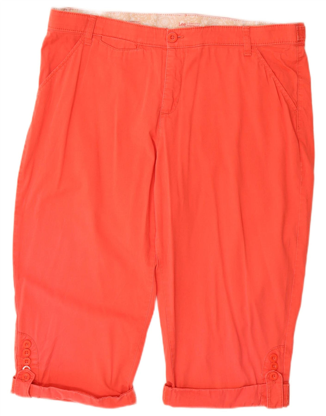 Lee Womens Regular Bermuda Shorts W38 XL Vermelho