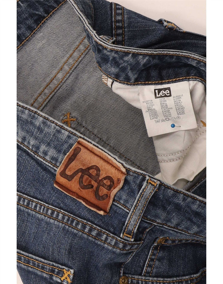 Lee Mens Bootcut Jeans W33 L33 Azul Algodão