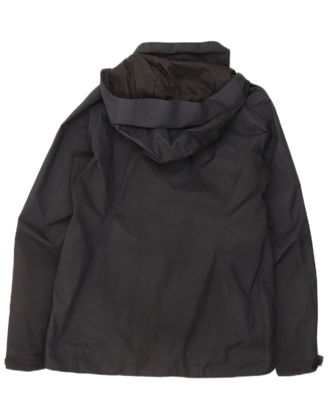 Jaqueta de chuva com capuz feminina The North Face UK 14 poliéster preto médio