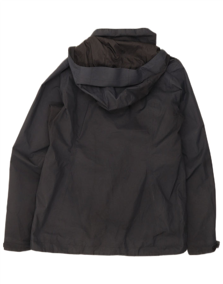 Jaqueta de chuva com capuz feminina The North Face UK 14 poliéster preto médio
