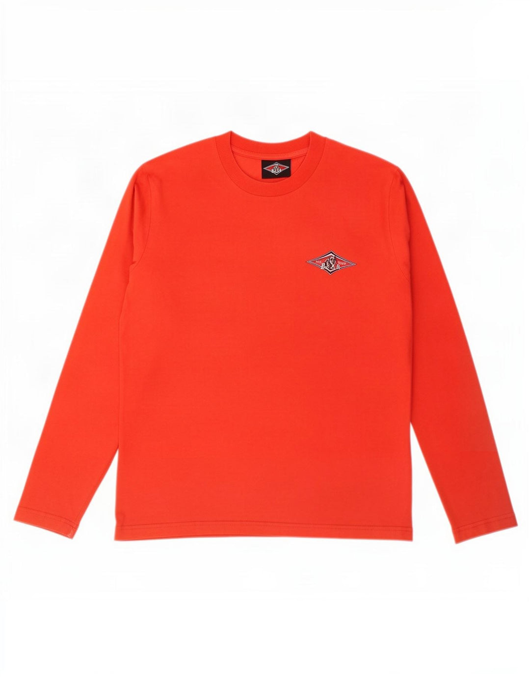 Bear Mens Graphic Top Manga Longa Médio Algodão Vermelho