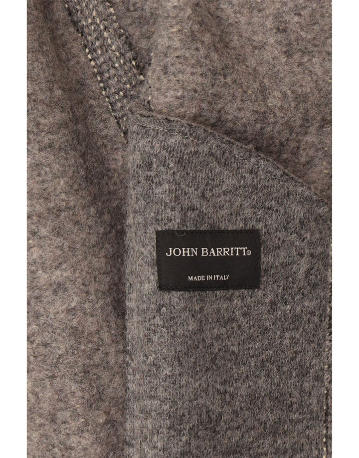 Casaco masculino John Barritt Knit Pea UK 36 pequeno cinza