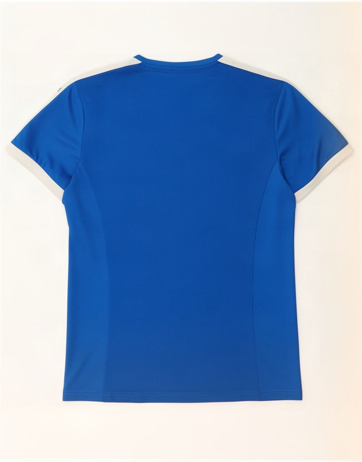 Camiseta masculina Puma grande azul colorblock poliéster