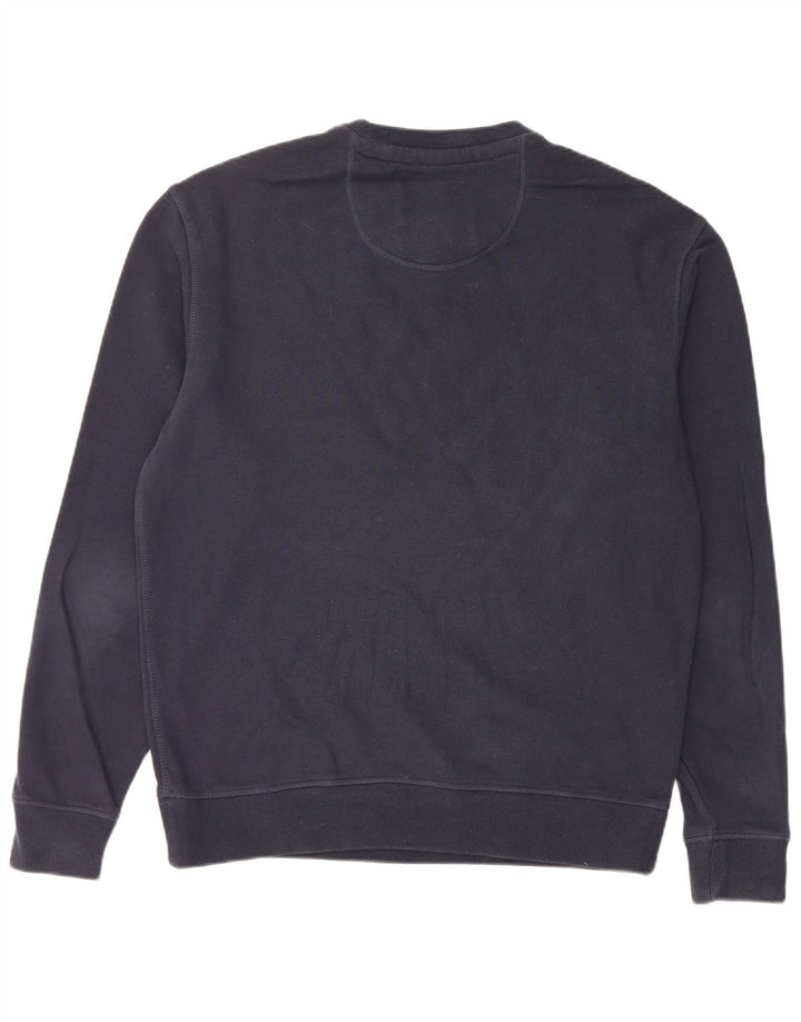 Jack Wills moletom masculino jumper médio azul marinho algodão
