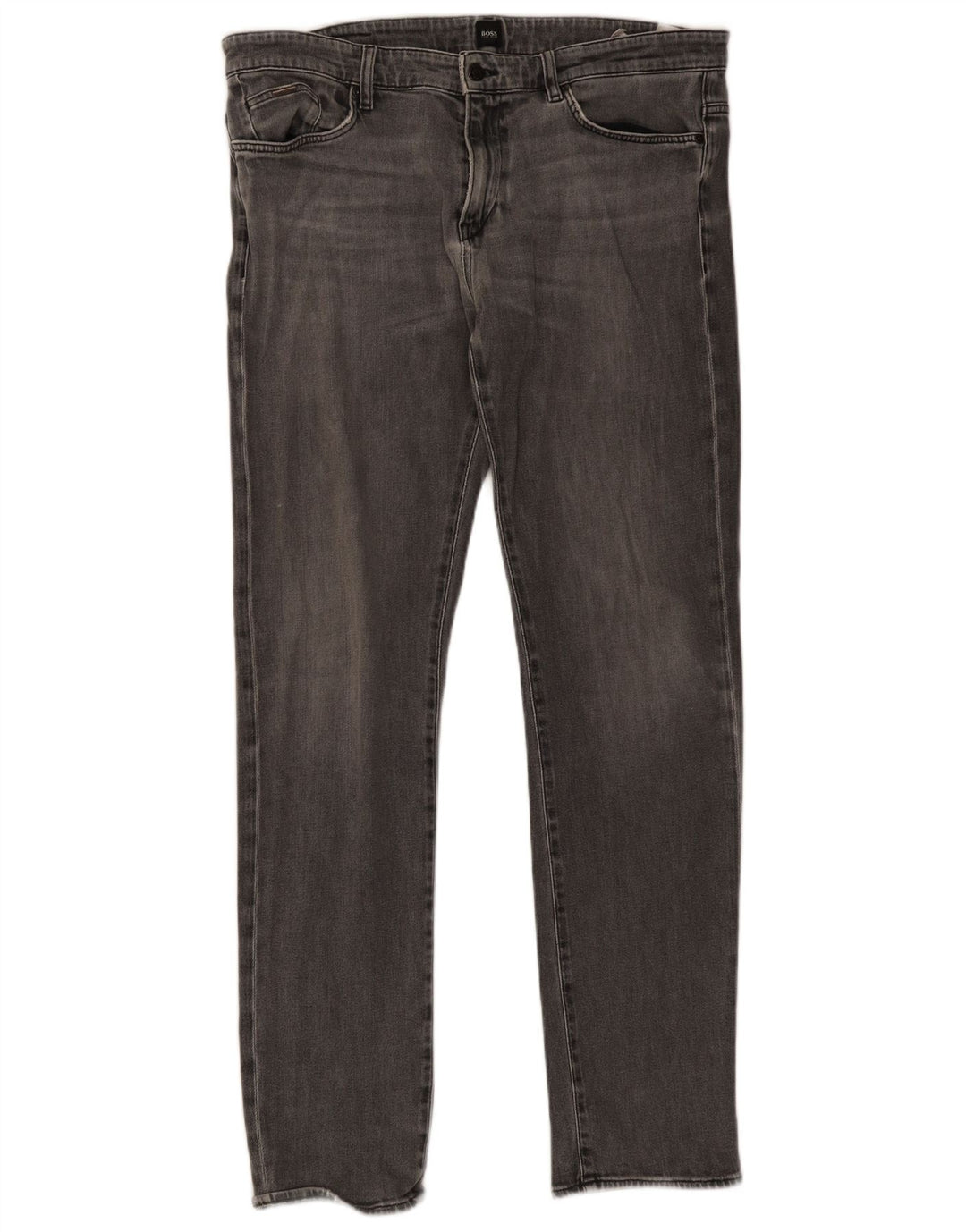 Hugo Boss Masculino Slim Jeans W38 L34 Cinza Algodão