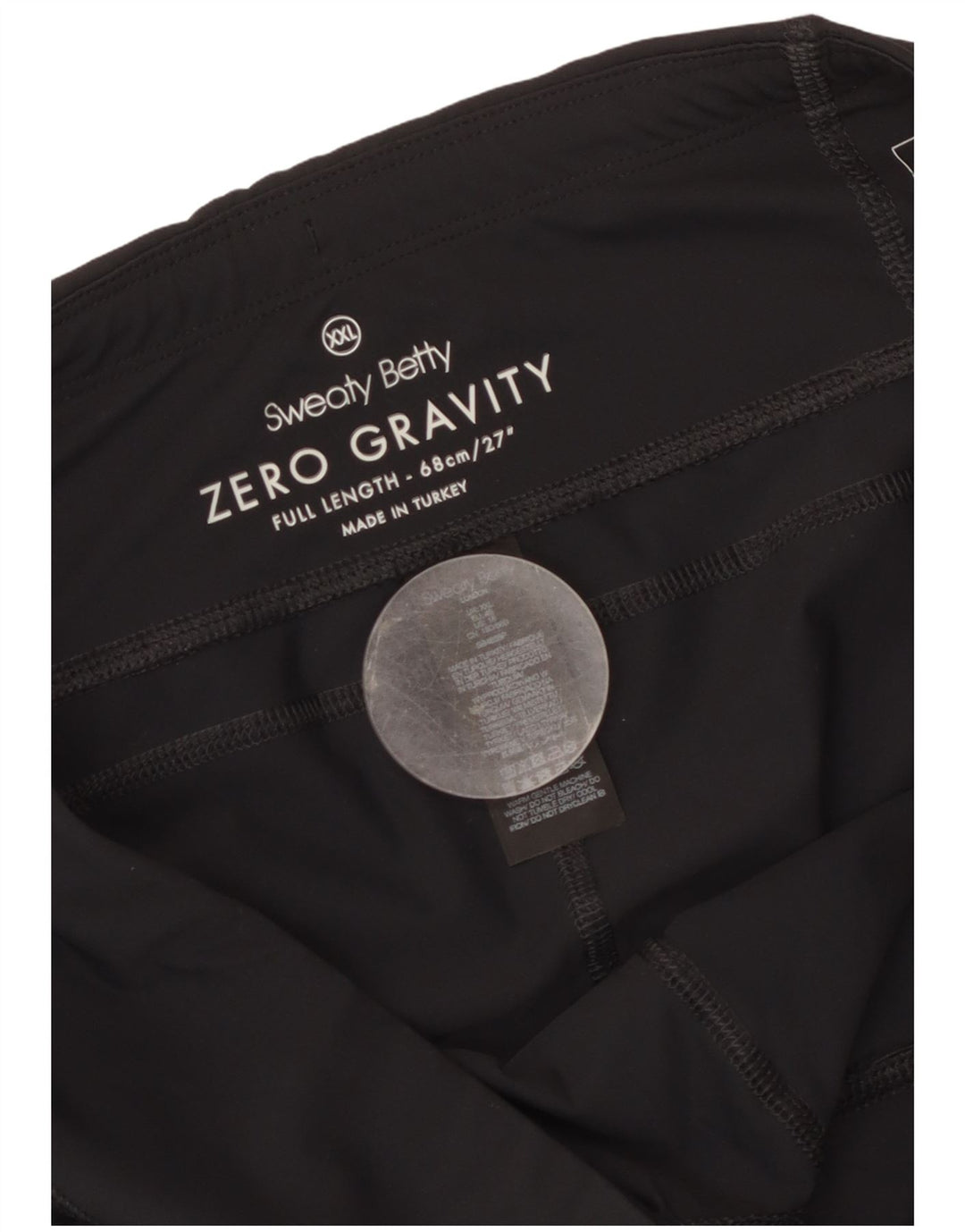 Leggings femininas Sweaty Betty UK 20 2XL poliamida preta