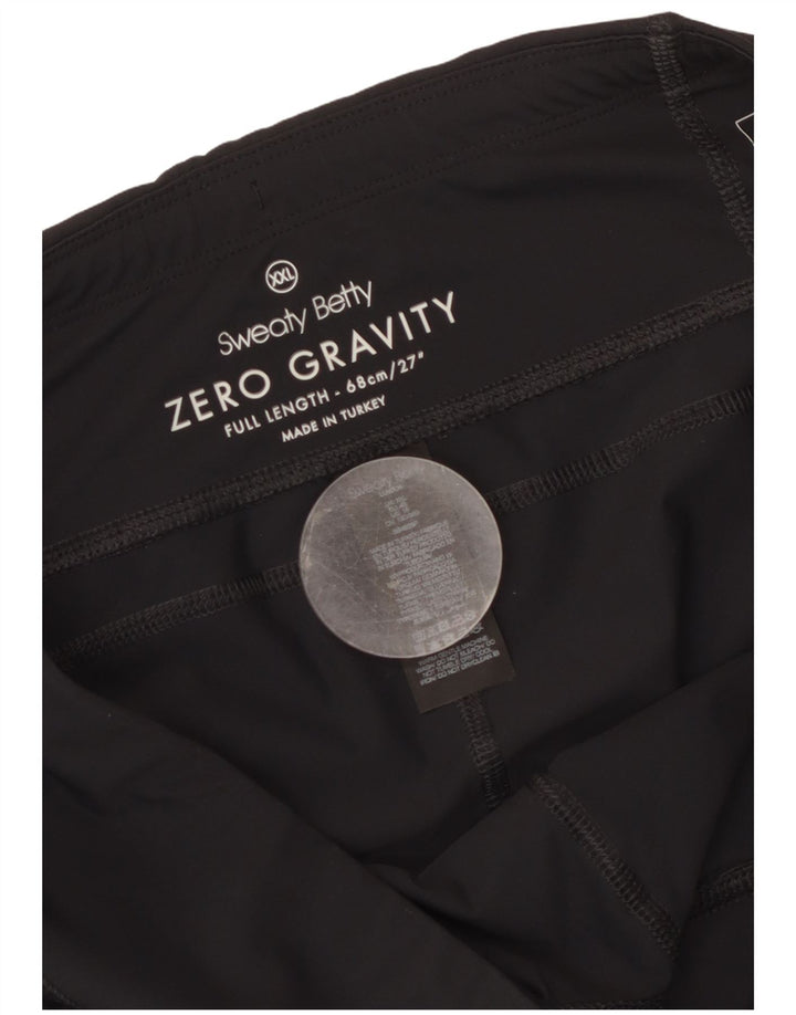 Leggings femininas Sweaty Betty UK 20 2XL poliamida preta