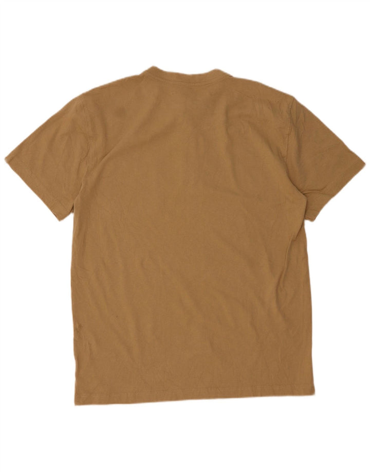 Camiseta masculina Dickies Top grande de algodão bege