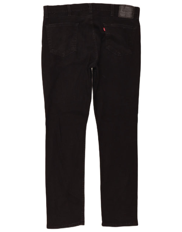 Levi's Masculino 511 Slim Jeans W38 L34 Algodão Preto
