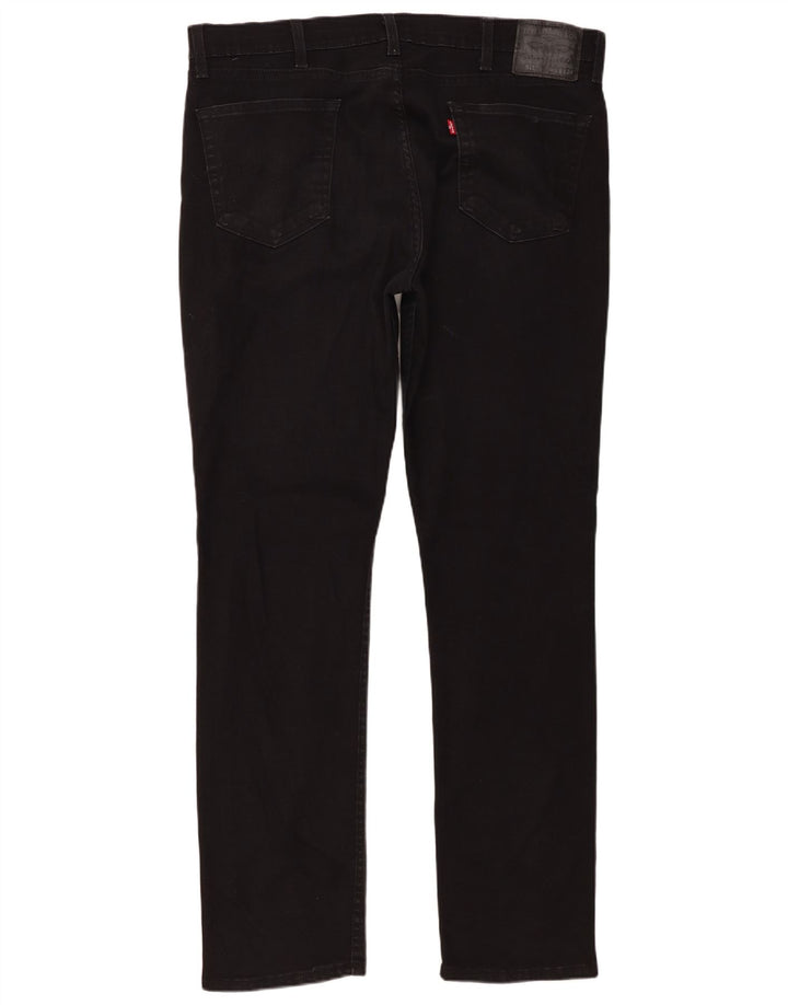 Levi's Masculino 511 Slim Jeans W38 L34 Algodão Preto