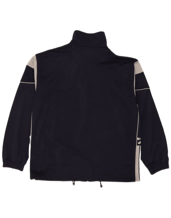 Lotto Mens Treino Top Jaqueta XL Azul Marinho Colourblock Poliéster