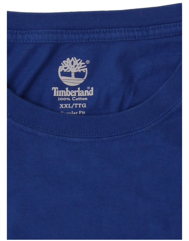 Camiseta masculina TIMBERLAND Regular Fit Graphic 2XL algodão azul