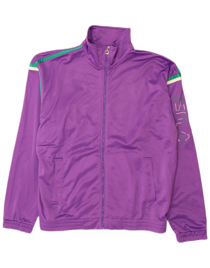 Fila Mens Graphic Tracksuit Top Jacket IT 56 2XL Roxo Poliéster