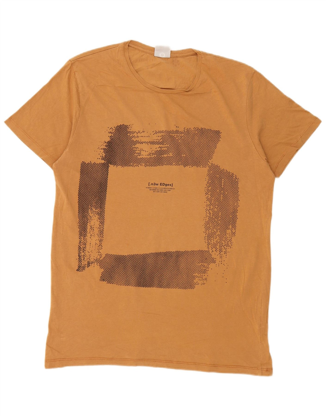 Camiseta gráfica masculina Jack & Jones grande amarelo