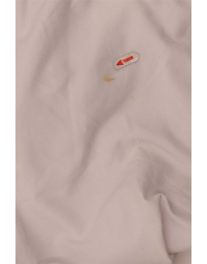 Shorts esportivos masculinos Reebok grande poliéster branco