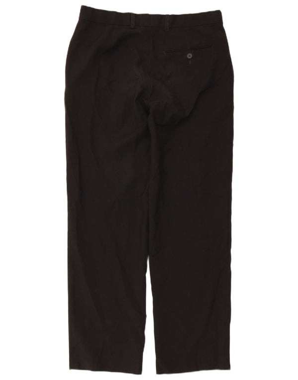Calça masculina Marks & Spencer reta regular fit W32 L31 preta