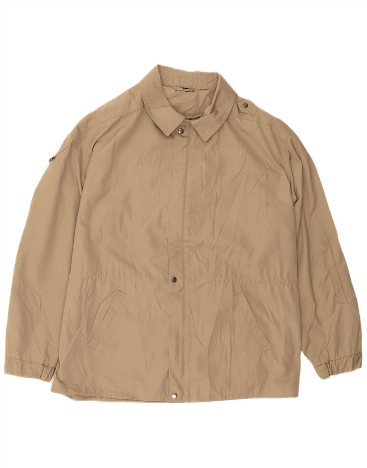 Jaqueta utilitária masculina vintage UK 40 grande bege