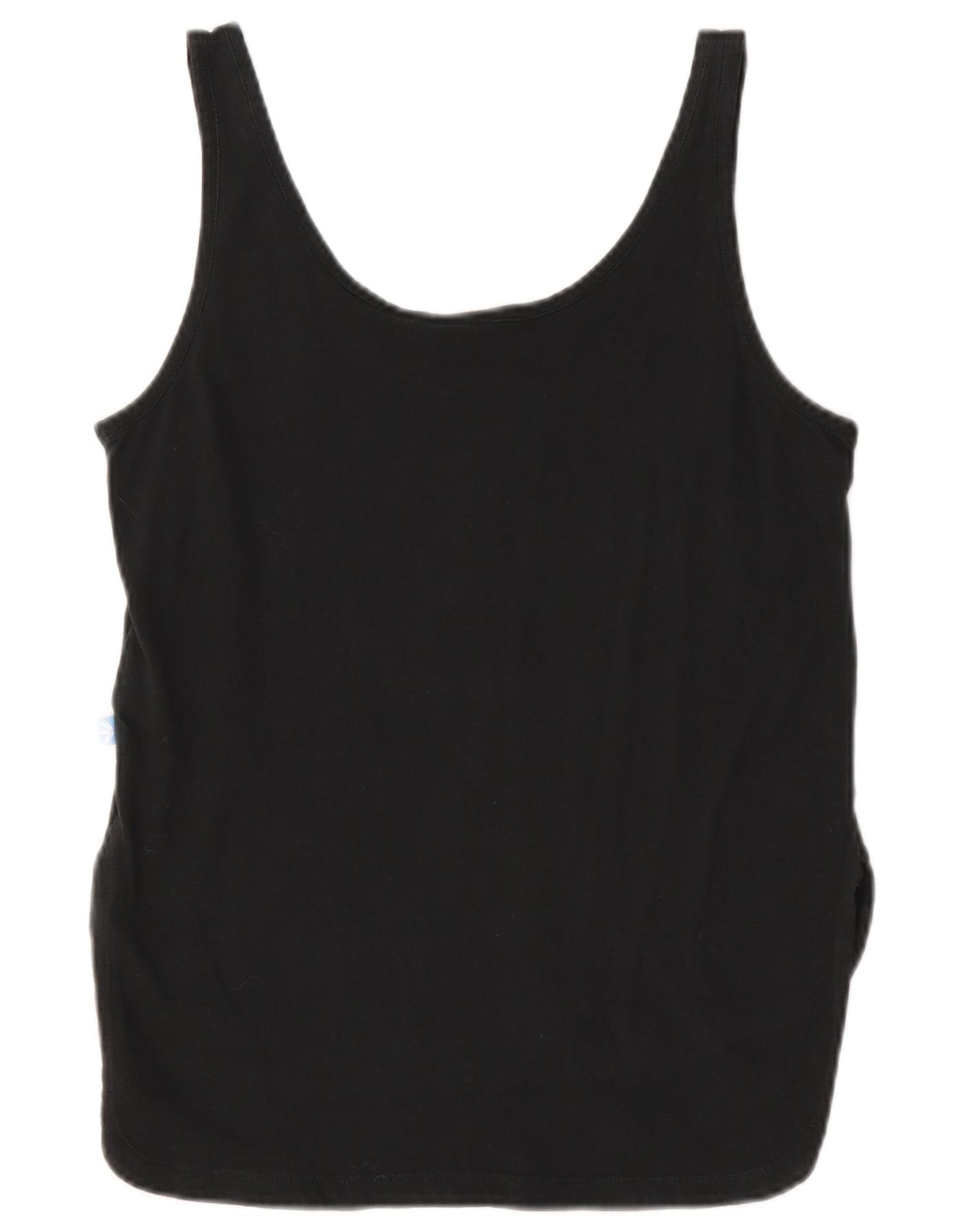 Adidas Womens Graphic Vest Top UK 10 Pequeno Algodão Preto