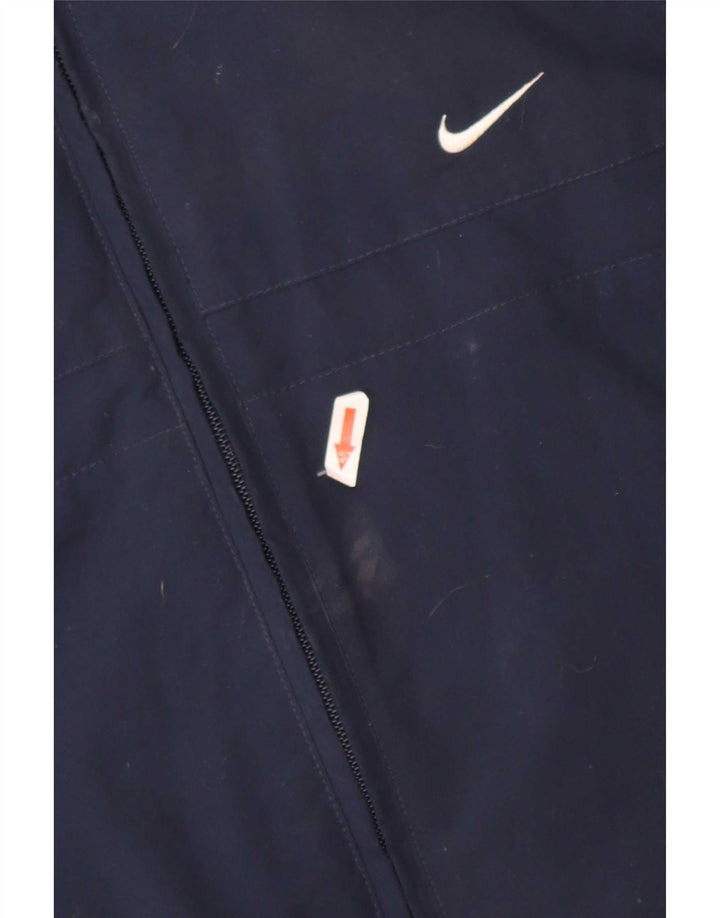 Nike Mens Tracksuit Top Jacket UK 38/40 Médio Azul Marinho Poliéster