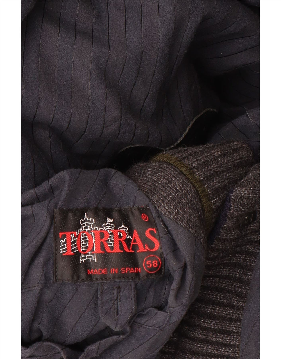 Jaqueta bomber masculina Torras IT 58 4XL lã cinza