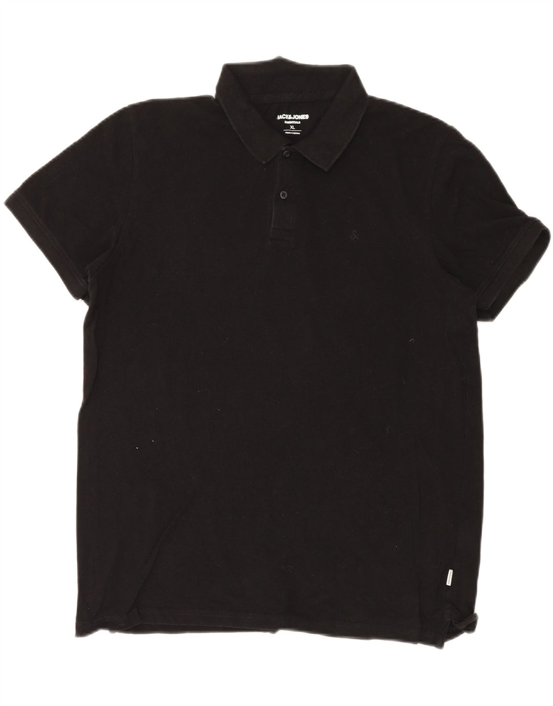 Camisa polo masculina JACK & JONES XL algodão preto