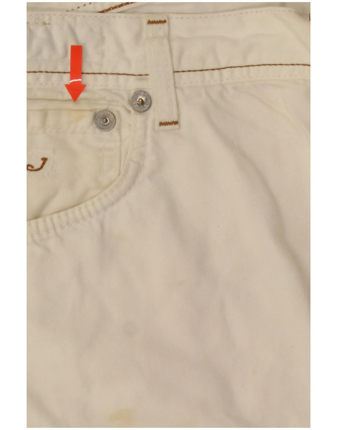 Jacob Cohen Jeans retos masculinos W35 L34 branco
