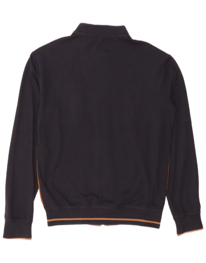 Jaqueta bomber masculina Zara UK 36 algodão colorblock marrom pequeno