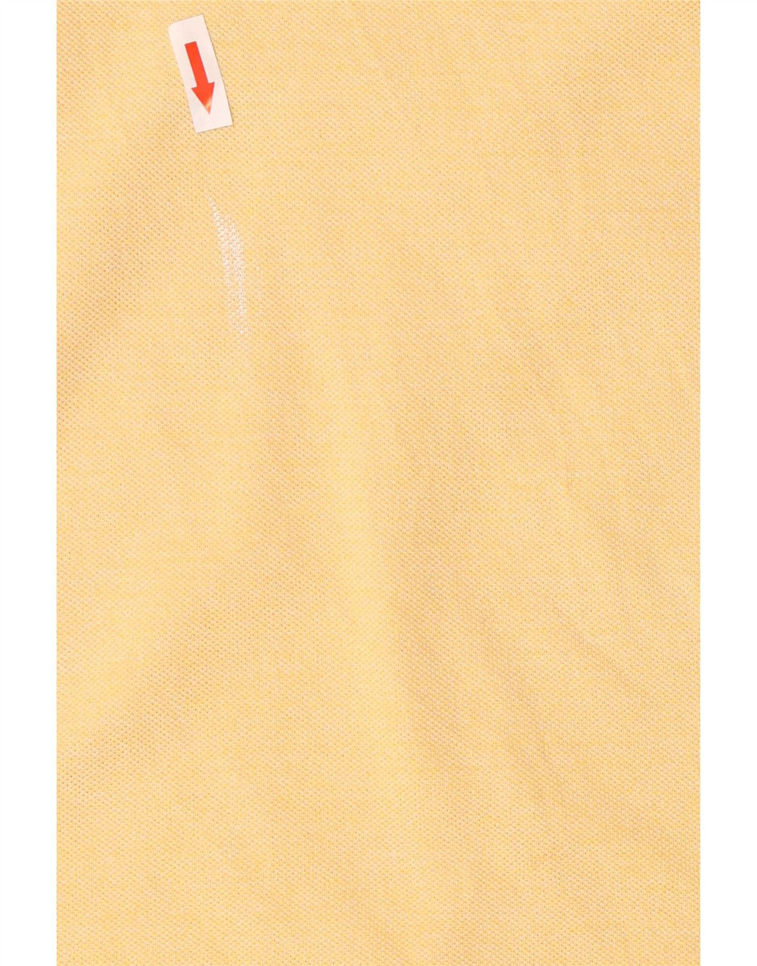 Camisa polo masculina Lacoste tamanho 5 grande algodão amarelo
